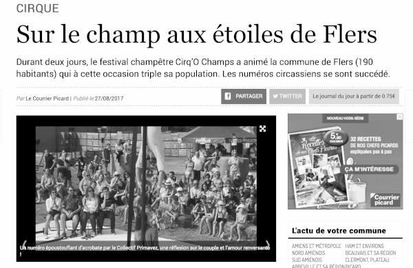 Recortes de prensa - Découpures de presse - Press clippings - Collectif Primavez