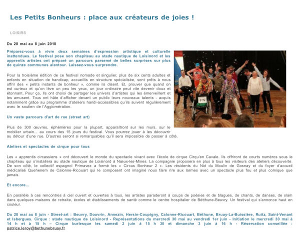 Recortes de prensa - Découpures de presse - Press clippings - Collectif Primavez