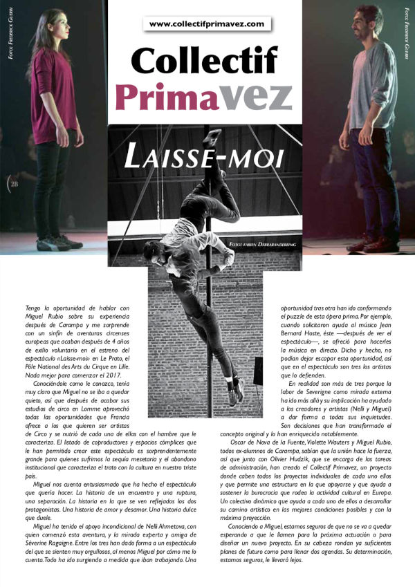 Recortes de prensa - Découpures de presse - Press clippings - Collectif Primavez
